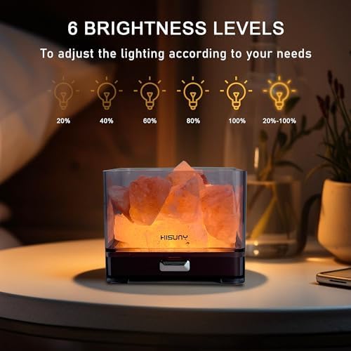 HISUNY Smart Heating Essential Oil Himalayan Lamp - Image 2