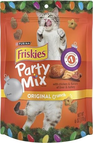 Friskies Holiday Cat Treats Crunch Shapes – 6 oz