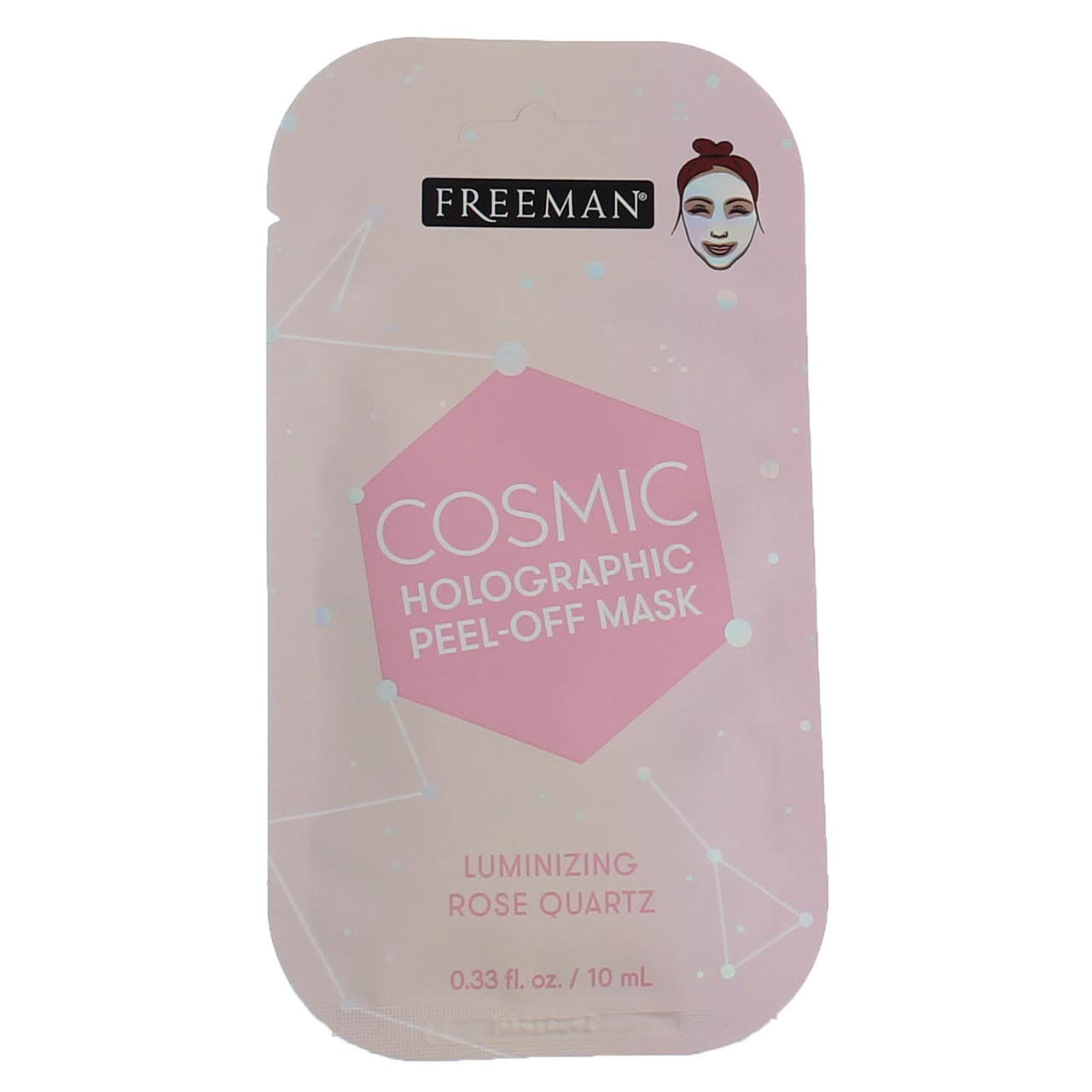 Freeman Holographic Rose Quartz Peel Off Mask