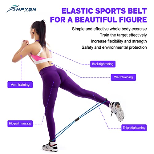 HPYGN Figure 8 Resistance Bands for Exercise - Image 2