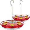 Kingsyard Hummingbird Feeder With Metal Lid