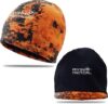 AYIN Hunting Beanie, Reversible Black/Blaze Orange