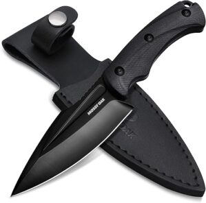 Mossy Oak Hunting Knife With Sheath, Full-Tang Blade