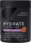 Sports Research Hydrate Electrolytes Powder – Sugar-Free