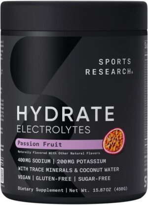 Sports Research Hydrate Electrolytes Powder – Sugar-Free
