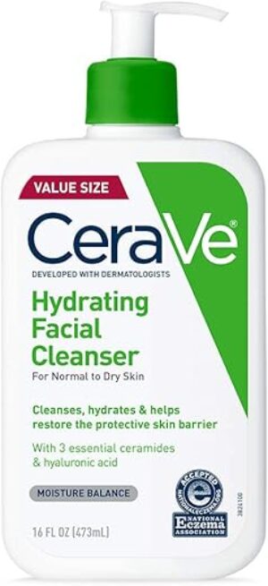 CeraVe Hydrating Facial Cleanser For Dry Skin