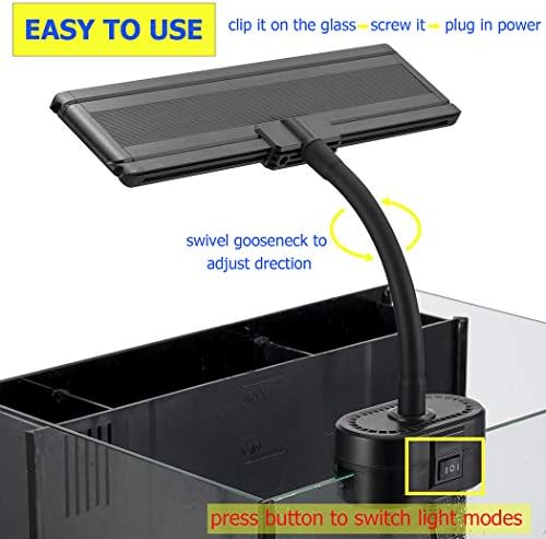 hygger 9.7 Inch LED Aquarium Light Clamp - Image 4