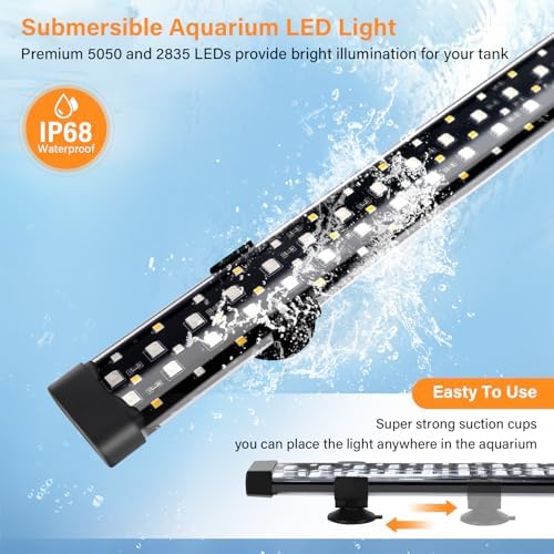 hygger Submersible LED Aquarium Light, 14W - Image 5