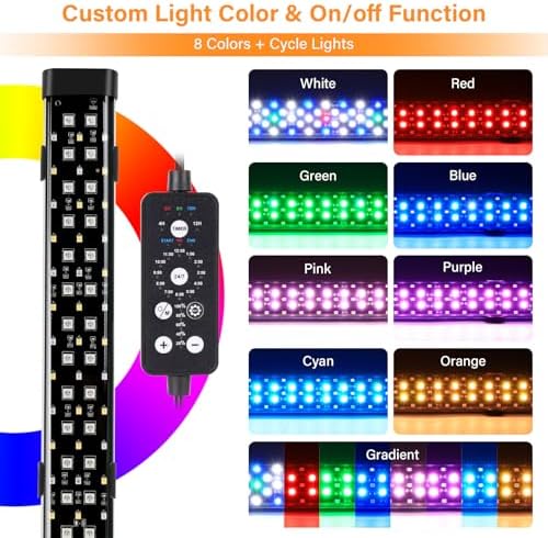 hygger Submersible LED Aquarium Light, 14W - Image 2