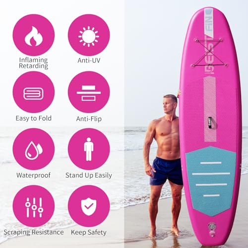 IBEISTFIN Inflatable Stand Up Paddle Board, 10'6"/11'6"*33"*6 - Image 5
