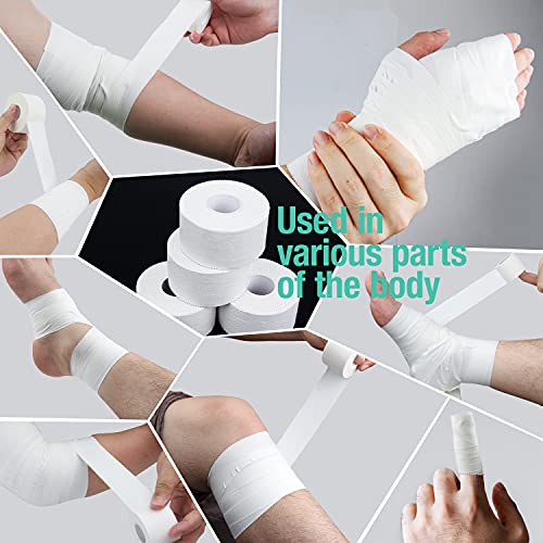 iFwevs White Athletic Sports Tape, Strong Easy Tear - Image 5