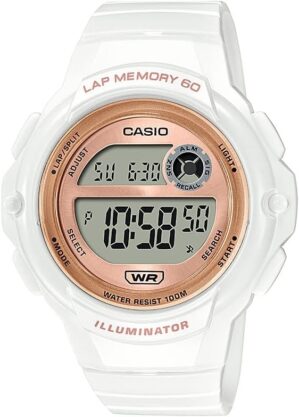 Casio Illuminator Lap Memory Women’s Watch LWS-1200H-7A2V