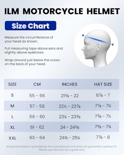 ILM Motorcycle Helmet Full Face DOT Z501 - Image 2