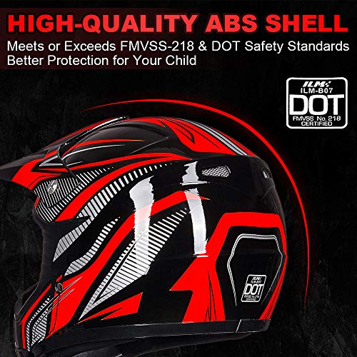 ILM Youth Kids ATV Motocross Helmet B07 - Image 4
