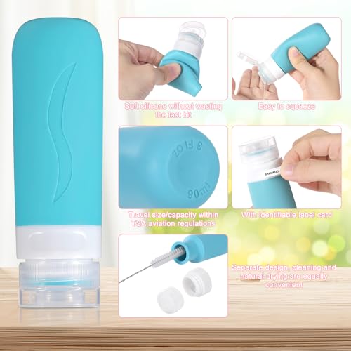 IMPORX Travel Size Toiletries Bottles Leak Proof - Image 4