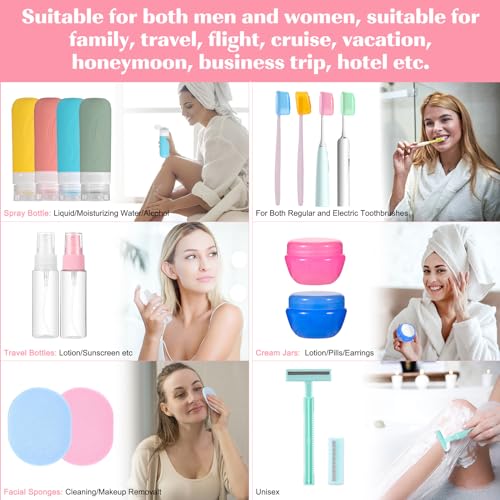 IMPORX Travel Size Toiletries Bottles Leak Proof - Image 5
