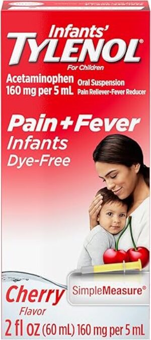 Tylenol Infants Oral Suspension Pain Relief, Cherry Flavor