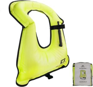 WACOOL Inflatable Snorkel Scuba Vest Jacket
