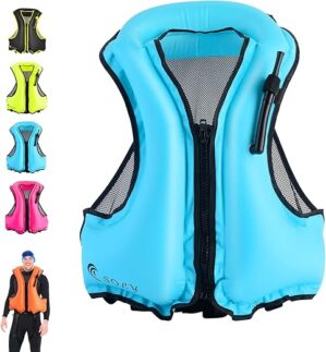 SOLY Inflatable Snorkel Vest For Adults