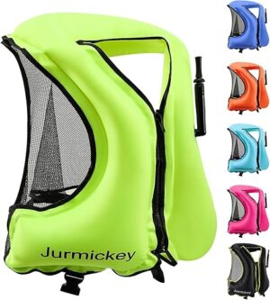Jurmickey Inflatable Snorkel Vest For Adults