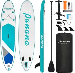 Panana Inflatable SUP Board 10′ × 30″ × 6″ With Accessories