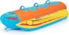 Goplus Inflatable Towable Hot Dog Tube, 1-3 Rider