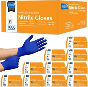 Inspire Inspire Nitrile Exam Gloves Cobalt Blue