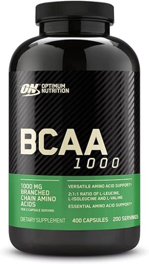 Optimum Nutrition Instantized BCAA Capsules, 1000mg, 400 Count