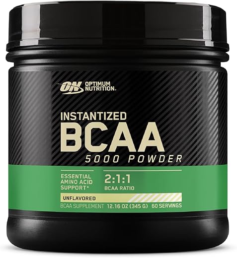 Optimum Nutrition Instantized BCAA Powder, Unflavored, 5000mg