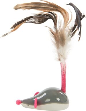 SmartyKat Instincts Remote-Controlled Cat Toy, Gray