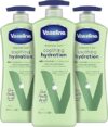 Vaseline Intensive Care Body Lotion for Dry Skin, 20.3 oz, Pack of 3