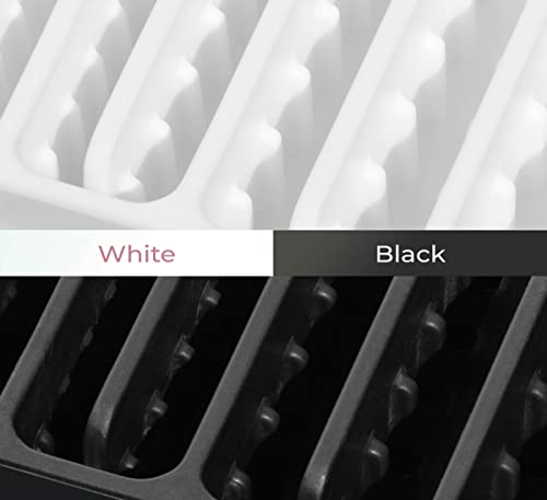 InterDesign Silicone Cosmetic Brush Holder, Black - Image 4