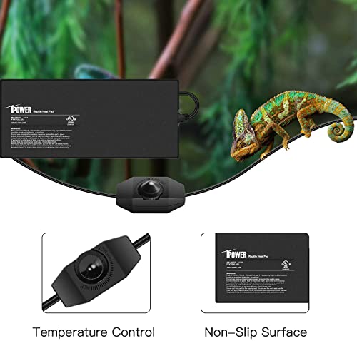 iPower 24W Reptile Heating Mat With Controller, 2 Pack - Image 4