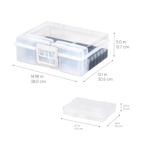 IRIS Cosmetic Train Case Nail Polish Organizer - Image 2