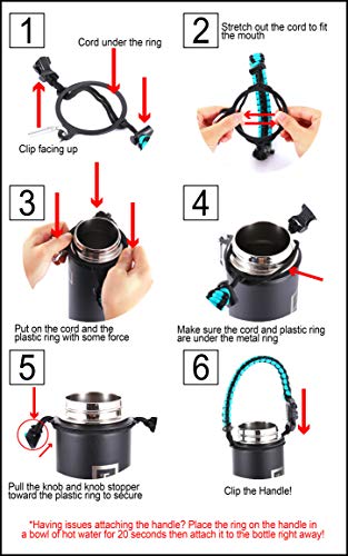 IRON °FLASK Paracord Handle For Wide Mouth Bottles - Image 3