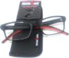Foster Grant IronFlex Reading Glasses, Black/Red (+2.00)