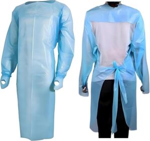 Nuke Armor Isolation Gowns, Level 4, CPE, Blue