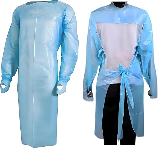 Nuke Armor Isolation Gowns, Level 4, CPE, Blue