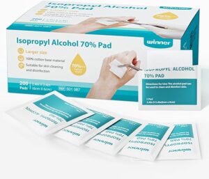 Winner Isopropyl Alcohol 70% Pad, 200 Count