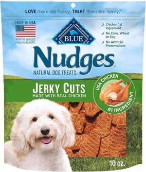 Blue Buffalo Jerky Cuts Dog Treats, Chicken, 10-oz