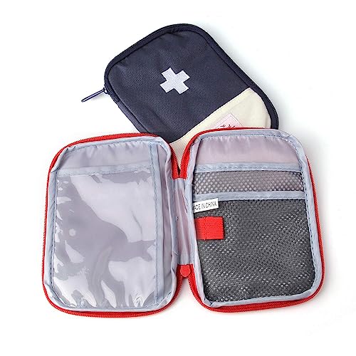 JIAKAI 2 Packs Empty First Aid Pouch 7x5 Inch - Image 3
