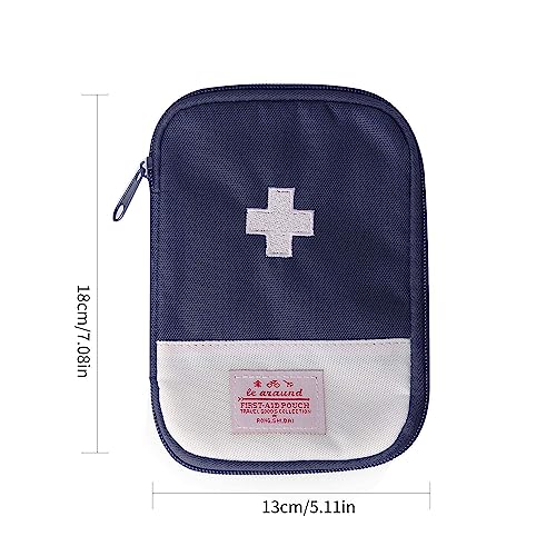 JIAKAI 2 Packs Empty First Aid Pouch 7x5 Inch - Image 2