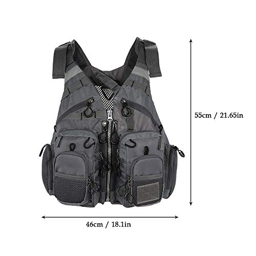 JKSPORTS Fly Fishing Vest Safety Life Jacket - Image 2