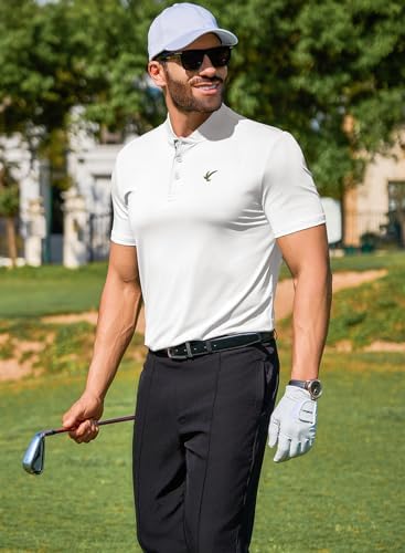 JMIERR Men's Quick Dry Casual Polo Shirt - Image 3