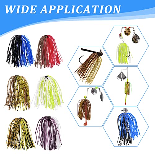 JOGFFDE Silicone Jig Skirts Bass Fishing Kit - Image 4