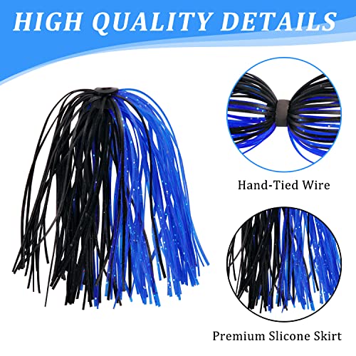 JOGFFDE Silicone Jig Skirts Bass Fishing Kit - Image 2
