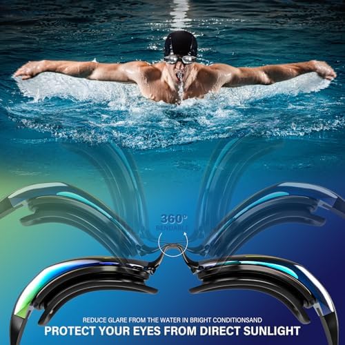 JugWoy Swimming Goggles, Adults & Kids - Image 5