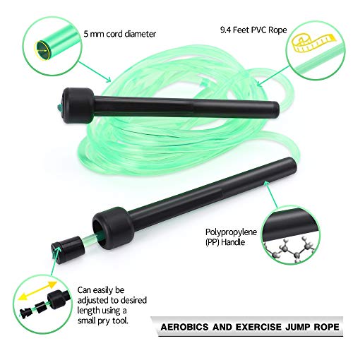 JUSDO Adjustable PVC Jump Rope for Fitness - Image 3