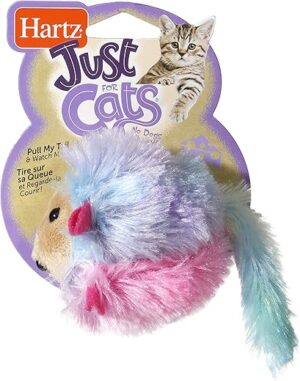 Hartz Just For Cats Vibrating Plush Mouse