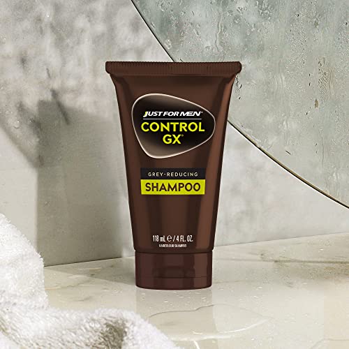 Just for Men Control GX Grey Reducing Shampoo, Gradual Color, 4 Fl Oz - Image 4